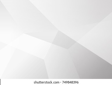 Abstract white and gray color technology modern background design vector Illustration