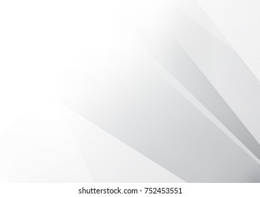 Abstract white and gray color technology modern background design vector Illustration