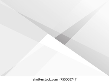 Abstract white and gray color technology modern background design vector Illustration