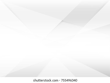 Abstract white and gray color technology modern background design vector Illustration