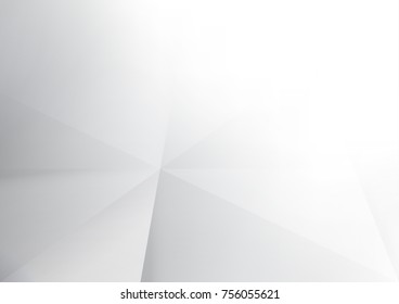 Abstract white and gray color technology modern background design vector Illustration