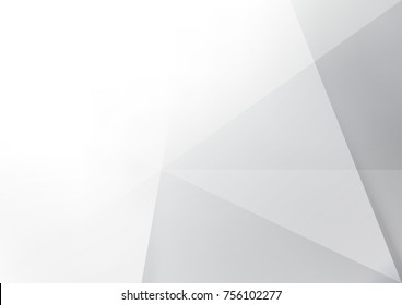 Abstract white and gray color technology modern background design vector Illustration