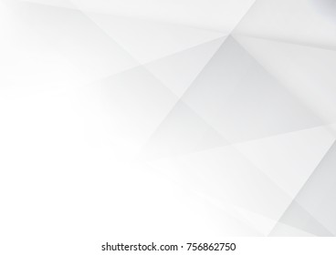 Abstract white and gray color technology modern background design vector Illustration