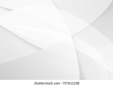 Abstract white and gray color technology modern background design vector Illustration