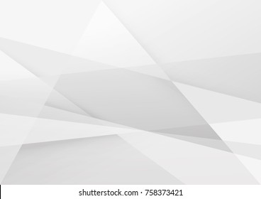 Abstract white and gray color technology modern background design vector Illustration