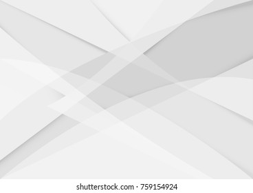 Abstract white and gray color technology modern background design vector Illustration