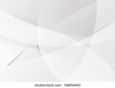 Abstract white and gray color technology modern background design vector Illustration