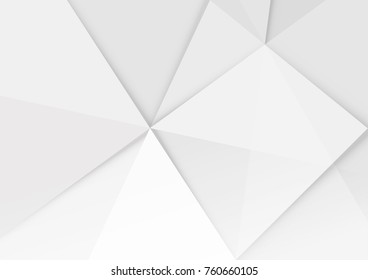 Abstract white and gray color technology modern background design vector Illustration