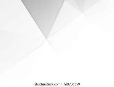 Abstract white and gray color technology modern background design vector Illustration