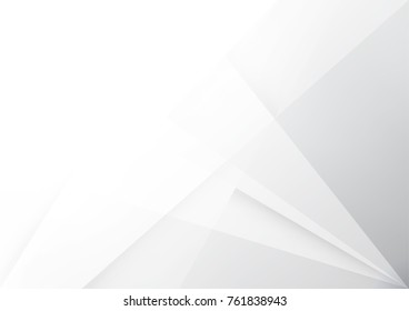 Abstract white and gray color technology modern background design vector Illustration