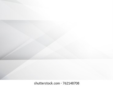 Abstract white and gray color technology modern background design vector Illustration