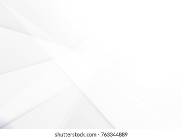Abstract white and gray color technology modern background design vector Illustration