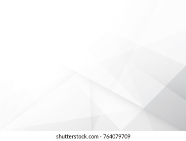 Abstract white and gray color technology modern background design vector Illustration