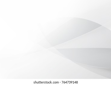 Abstract white and gray color technology modern background design vector Illustration