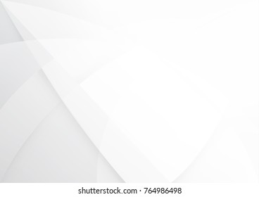 Abstract White and gray color technology modern background design vector Illustration
