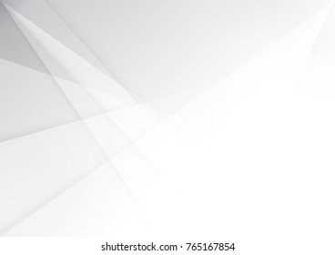 Abstract white and gray color technology modern background design vector Illustration