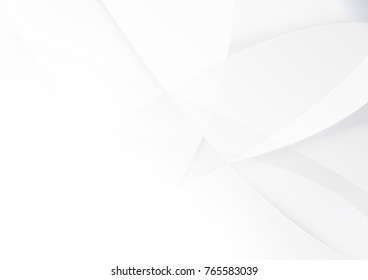 Abstract white and gray color technology modern background design vector Illustration