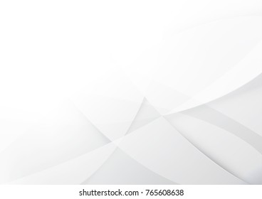 Abstract white and gray color technology modern background design vector Illustration