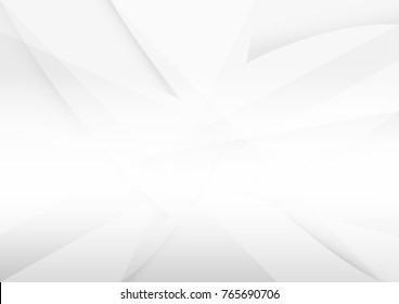 Abstract White And Gray Color Technology Modern Background Design Vector Illustration