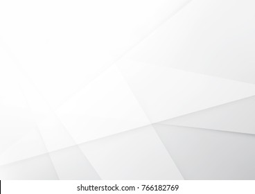 Abstract white and gray color technology modern background design vector Illustration