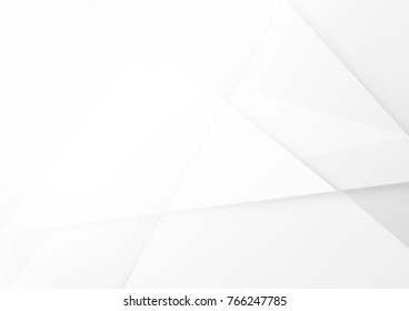Abstract white and gray color technology modern background design vector Illustration