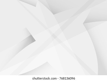 Abstract white and gray color technology modern background design vector Illustration