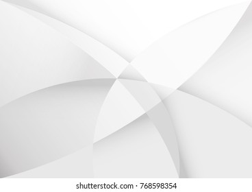 Abstract white and gray color technology modern background design vector Illustration