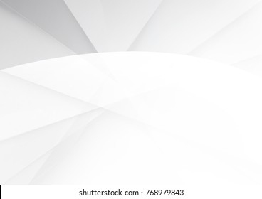 Abstract white and gray color technology modern background design vector Illustration