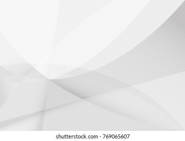 Abstract white and gray color technology modern background design vector Illustration