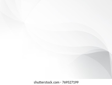 Abstract white and gray color technology modern background design vector Illustration