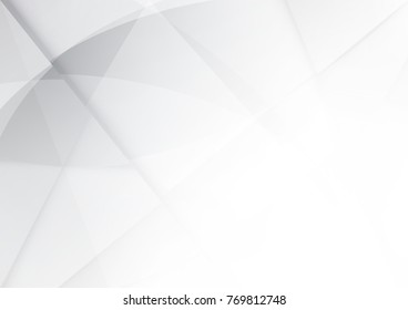 Abstract white and gray color technology modern background design vector Illustration