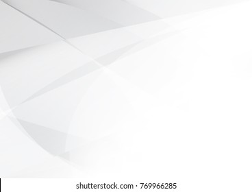 Abstract white and gray color technology modern background design vector Illustration