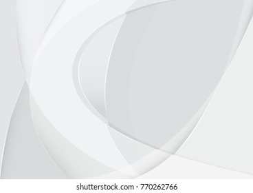 Abstract white and gray color technology modern background design vector Illustration