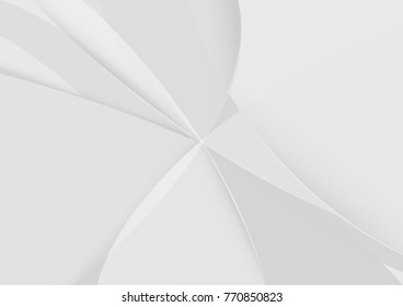 Abstract white and gray color technology modern background design vector Illustration