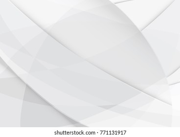 Abstract white and gray color technology modern background design vector Illustration