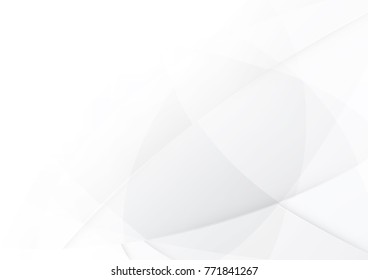 Abstract white and gray color technology modern background design vector Illustration