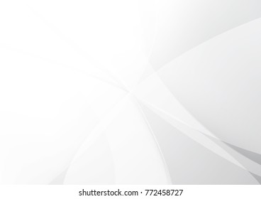 Abstract white and gray color technology modern background design vector Illustration