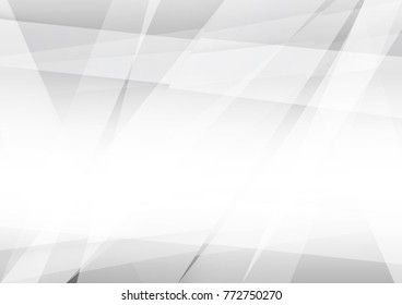 Abstract white and gray color technology modern background design vector Illustration