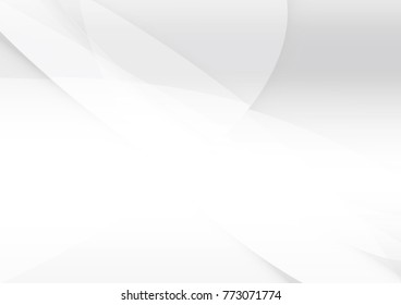 Abstract white and gray color technology modern background design vector Illustration