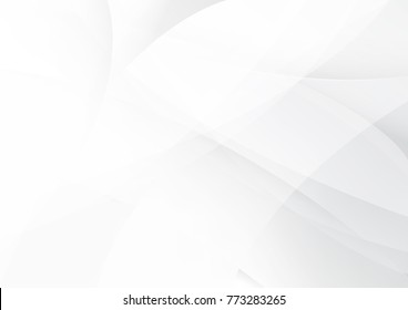 Abstract white and gray color technology modern background design vector Illustration