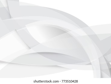 Abstract white and gray color technology modern background design vector Illustration