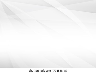 Abstract white and gray color technology modern background design vector Illustration