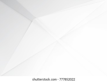 Abstract white and gray color technology modern background design vector Illustration