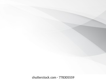 Abstract white and gray color technology modern background design vector Illustration
