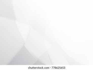 Abstract white and gray color technology modern background design vector Illustration