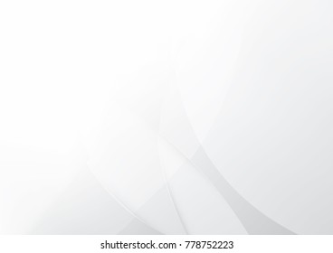 Abstract white and gray color technology modern background design vector Illustration