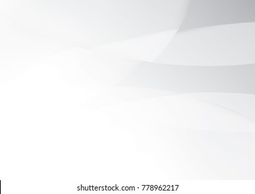 Abstract white and gray color technology modern background design vector Illustration