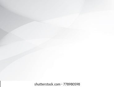 Abstract white and gray color technology modern background design vector Illustration