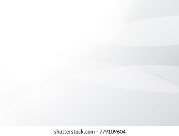 Abstract white and gray color technology modern background design vector Illustration