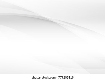 Abstract white and gray color technology modern background design vector Illustration
